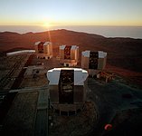 Aerial view of Paranal Observatory