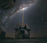 A Laser Beam Towards the Milky Way's Centre*