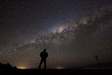 Admiring the Galaxy