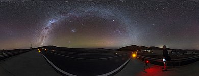 A Milky Arc Over Paranal