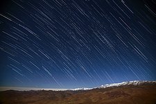 Star Rain in the Desert