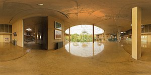 Panorama at La Residencia's reception