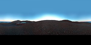 Panoramic view of Paranal