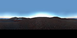 Panoramic view of Paranal