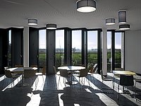 A new cafeteria