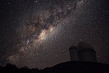 The Galactic Centre above the ESO 3.6-metre telescope