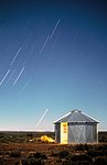 Stars Trails over the Site Testing Station in South Africa