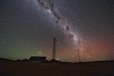 Cerro Armazones at night