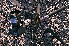 Set up for a night of shooting during the UHD Expedition