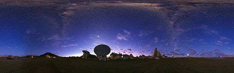 Panorama view of ALMA