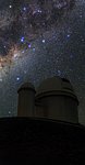 Milky Way Stretches Over ESO 3.6-m Telescope