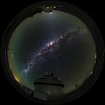 Fish-Eye View of La Silla Telescopes Shown in UHD