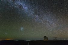 Glistening Band of the Milky Way over Paranal