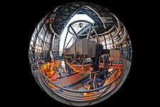 Fish-eye perspective inside a UT