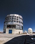VLT and a speckling of stars