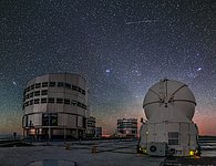 A visitor to the VLT
