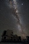 Group Portrait of the VLT with the Galaxy