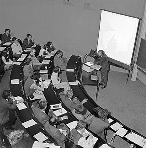 First Colloquium at ESO HQ, 1980