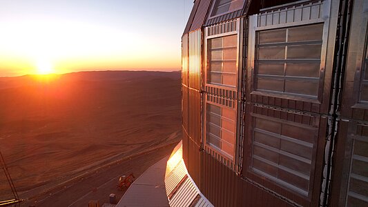 Sunset from Cerro Armazones
