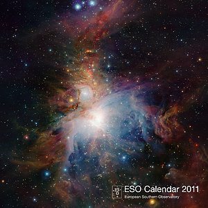 Cover of the ESO Calendar 2011