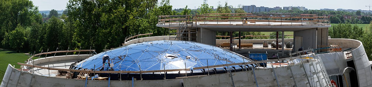 Panorama of the ESO Supernova roof