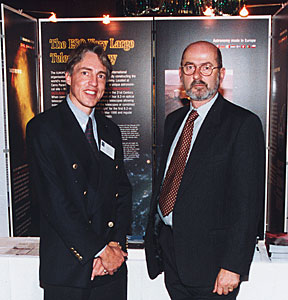 Claus Madsen and Massimo Tarenghi at award ceremony