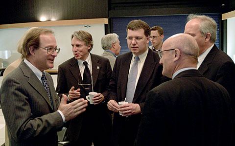 Bavarian members of the European Parliament visiting ESO Headquarters