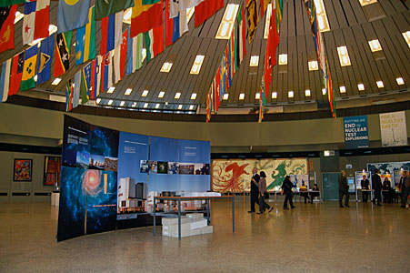 ESO information stand at UN offices, Vienna
