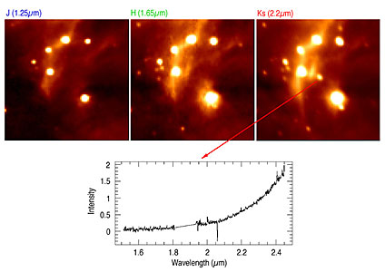 A Massive Star Forming in M17