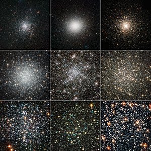 Globular clusters seen by Hubble and from the ground