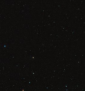 Wide-field view of the sky around the rich galaxy cluster Abell 1689