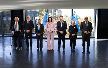 Wissenschaftsministerinnen und -minister besuchen den ESO-Hauptsitz