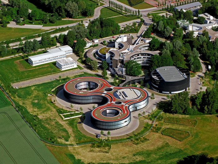 Aerial view of the ESO Headquarters