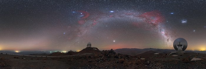 Night sky at La Silla