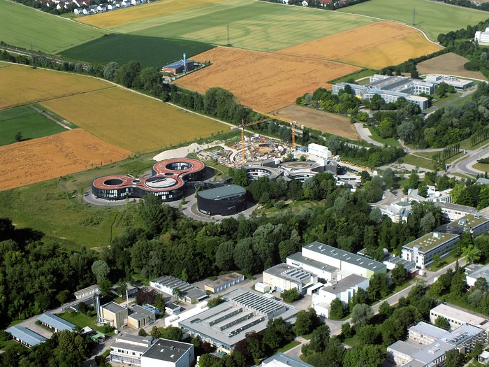 Aerial view of ESO Headquarters