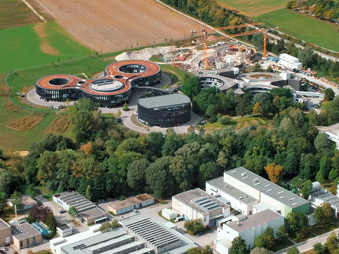 Aerial view of ESO Headquarters