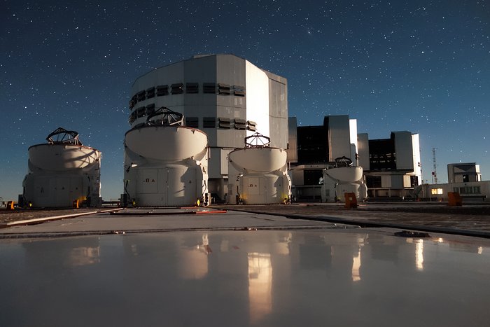 Group portrait at Paranal