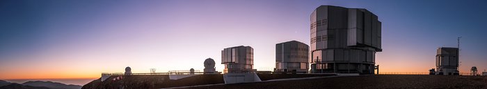 VLT sunset panorama