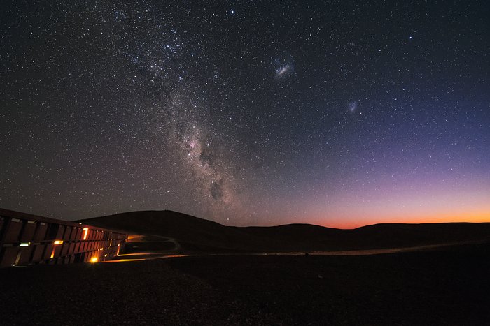 Night sky over La Residencia