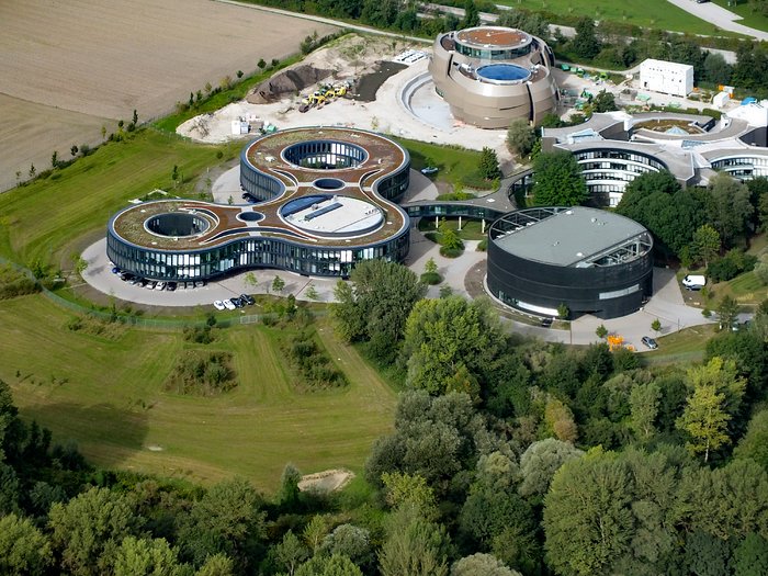 ESO Headquarters from the sky