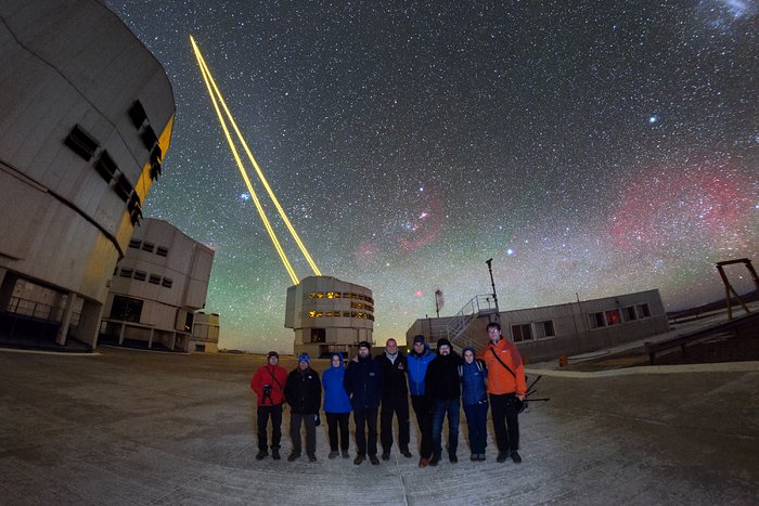 Czechia media visit to Paranal