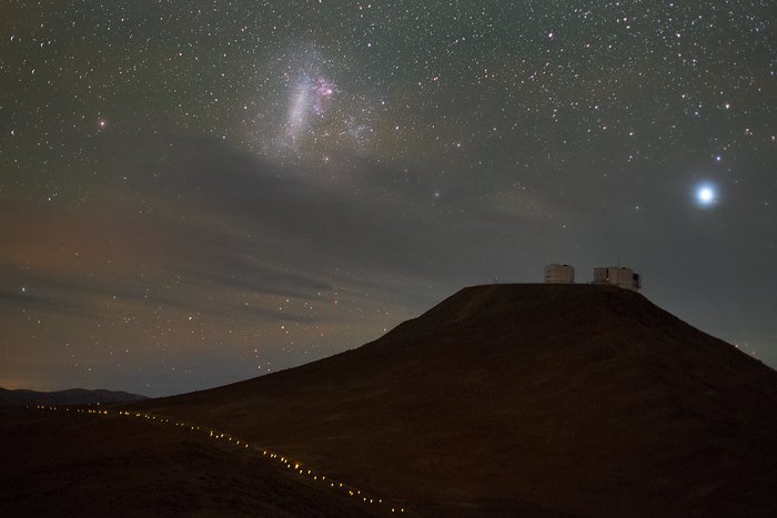 Magellanic Cloud over Paranal