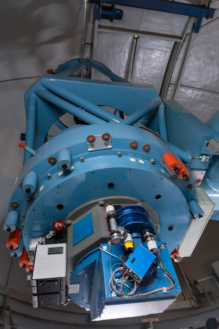 The Danish 1.54-metre telescope at rest