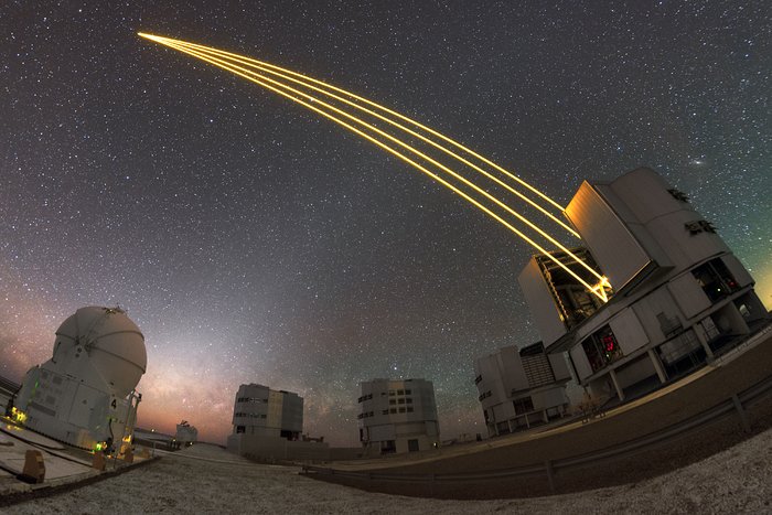 El Very Large Telescope de ESO en acción