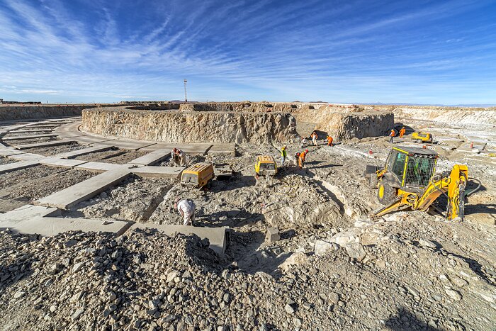 Construction of the ELT in Chile