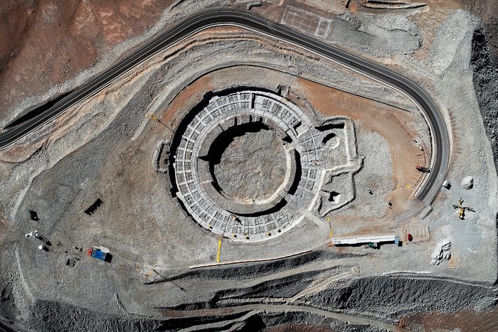 Cerro Armazones from the air