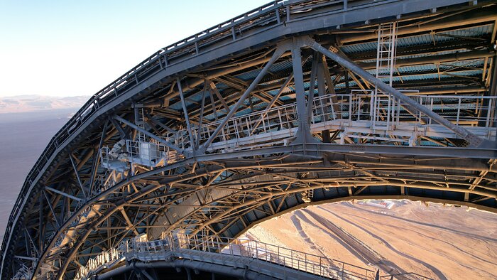 The catwalks on the ELT’s dome
