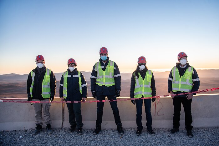 Chilean Science Minister visits ESO’s ELT construction site on July 28, 2021