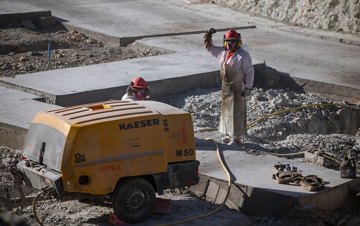 Construction of the ELT in Chile