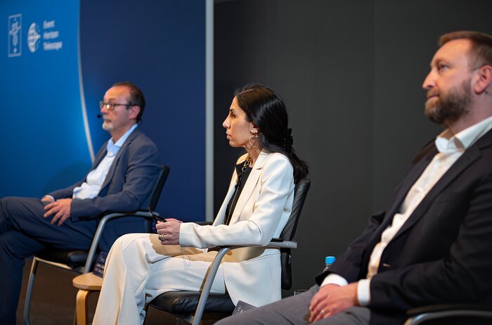 Panellists at the Event Horizon Telescope press conference